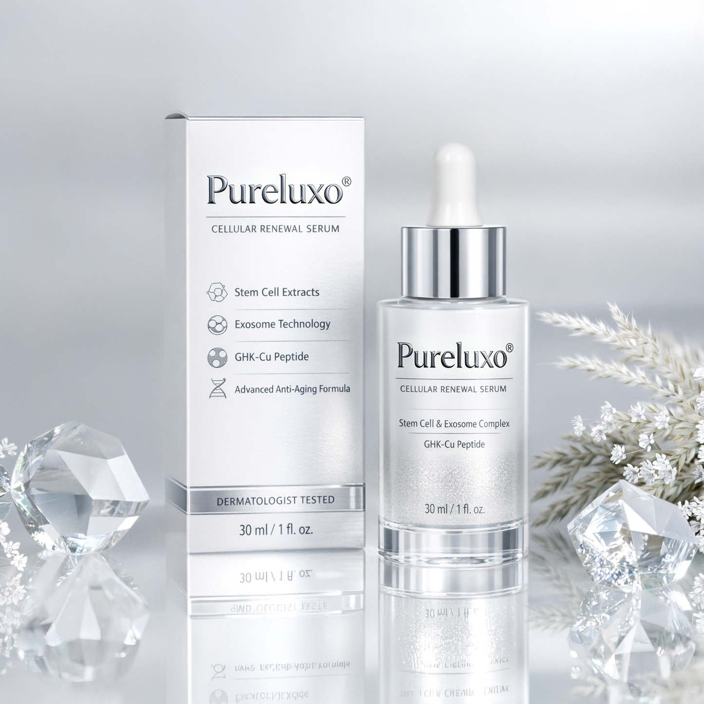 【𝐿𝑎𝑠𝑡 𝐷𝑎𝑦 𝑃𝑟𝑜𝑚𝑜𝑡𝑖𝑜𝑛 70% 𝑂𝐹𝐹】𝑷𝒖𝒓𝒆𝒍𝒖𝒙𝒐® Stem Cell–Inspired & GHK-Cu Powered Wrinkle-Refining Serum（Advanced Anti-Aging for Timeless, Radiant Skin）