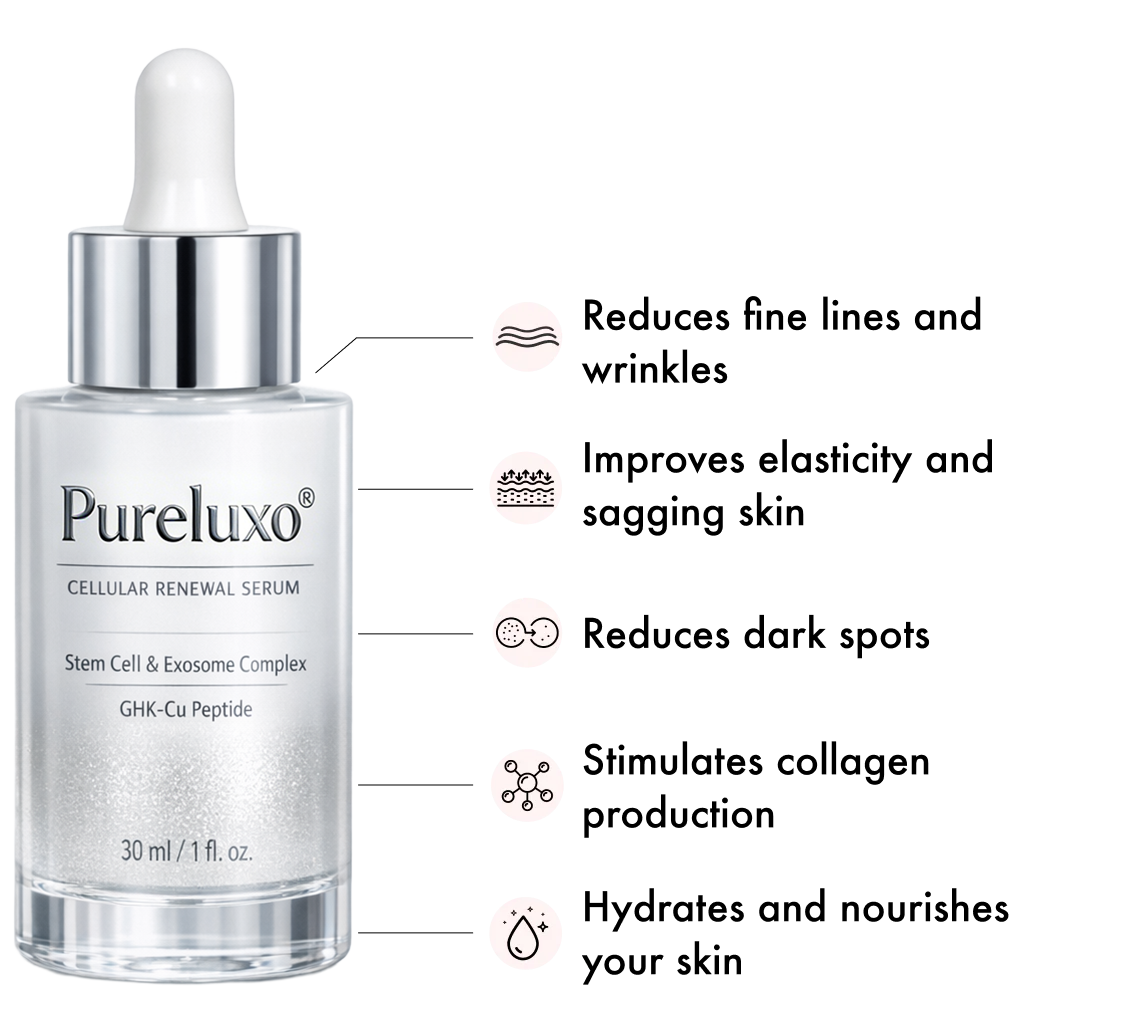 【𝐿𝑎𝑠𝑡 𝐷𝑎𝑦 𝑃𝑟𝑜𝑚𝑜𝑡𝑖𝑜𝑛 70% 𝑂𝐹𝐹】𝑷𝒖𝒓𝒆𝒍𝒖𝒙𝒐® Stem Cell–Inspired & GHK-Cu Powered Wrinkle-Refining Serum（Advanced Anti-Aging for Timeless, Radiant Skin）