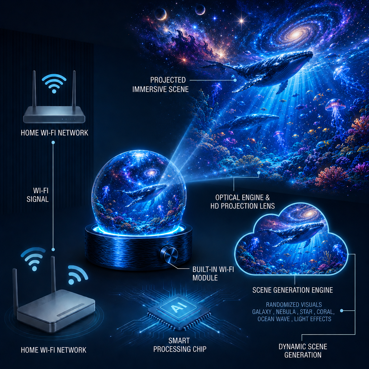 BVJ® 🌌Night Light Projector🗽